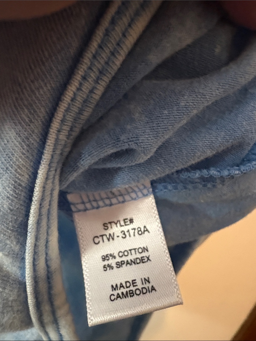 Zenana Outfitters Light Blue Acid-Wash Tank Bodysuit - Picture 6 of 6